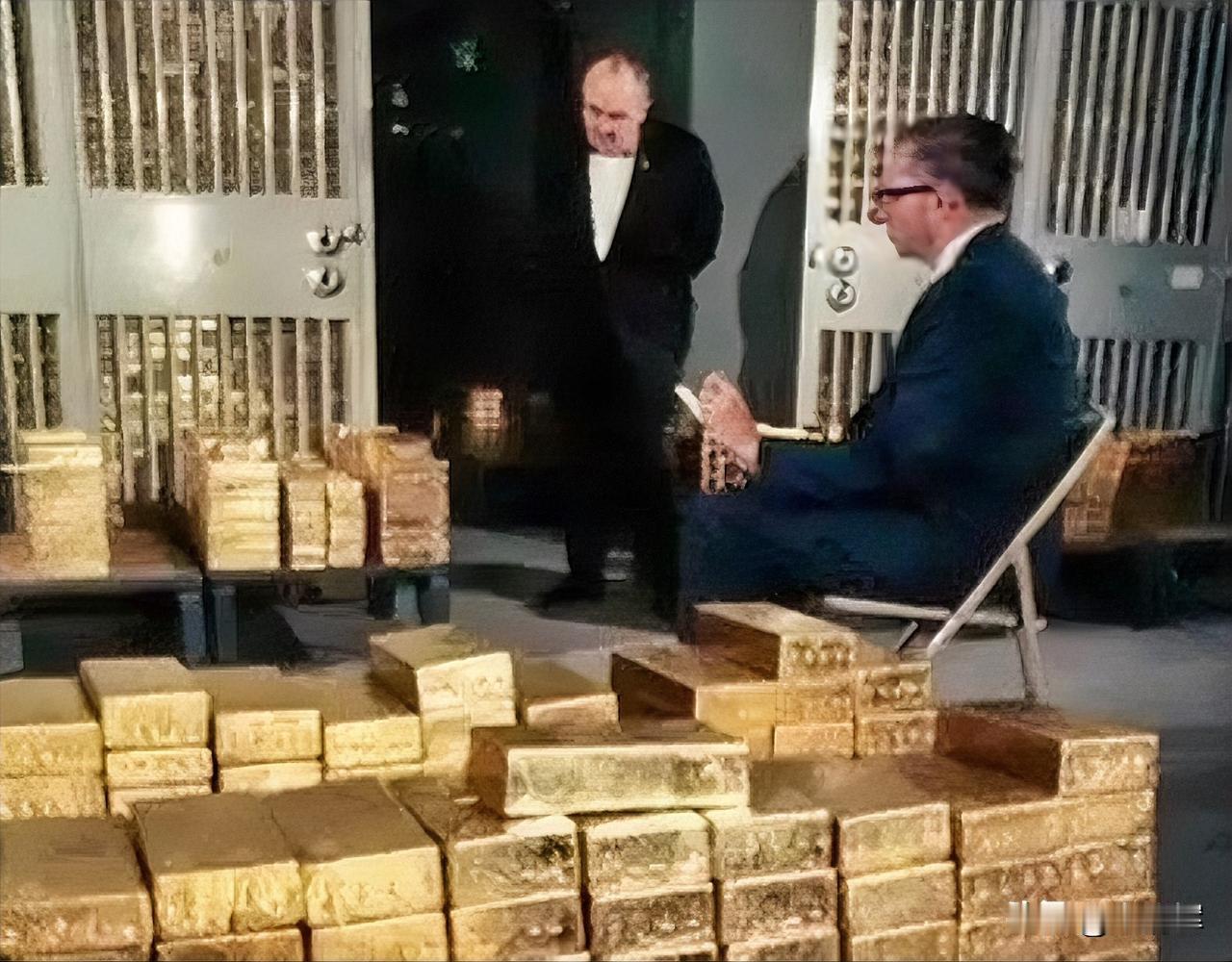 中国的黄金储备分为两部分，一部分存在美国纽约金库，另一部分留在国内。