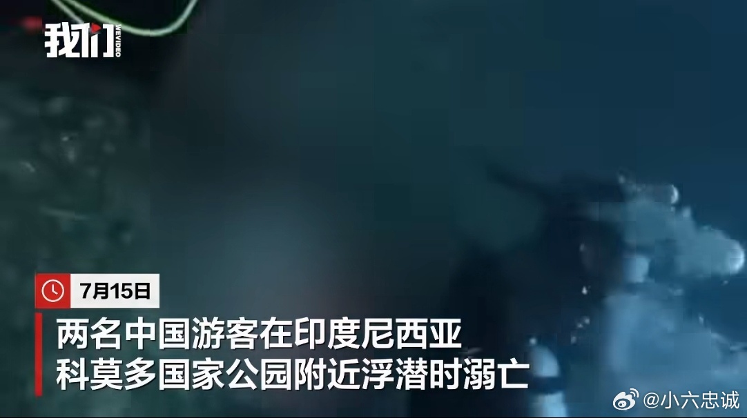 中国夫妇在印尼浮潜时溺亡印尼警方称溺亡夫妇下水未穿救生衣一对中国夫妇赴印尼科莫多