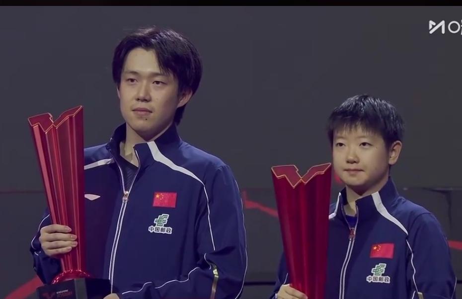 孙颖莎夺冠了，王楚钦一定也会夺冠。

我不是马后炮，脑子里真的闪过这个念头。
