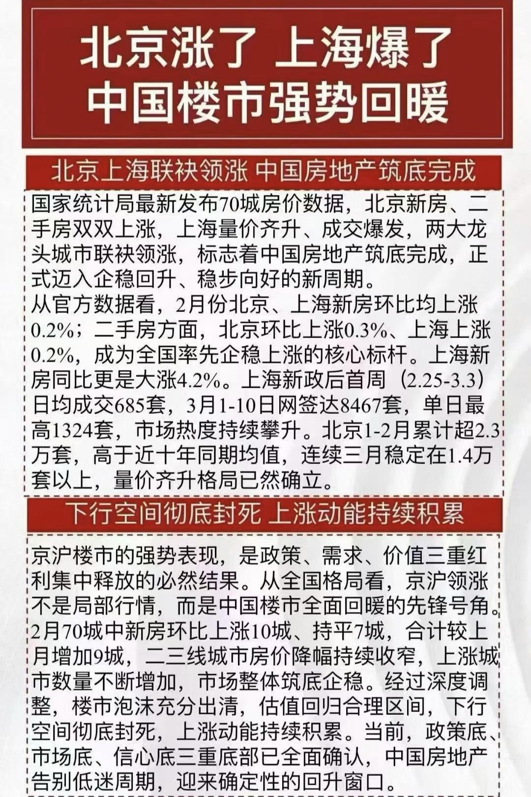在公众号看到了下图内容，是由XiN号发的， 有点小懵，也有点小欢喜，楼市应该稳了