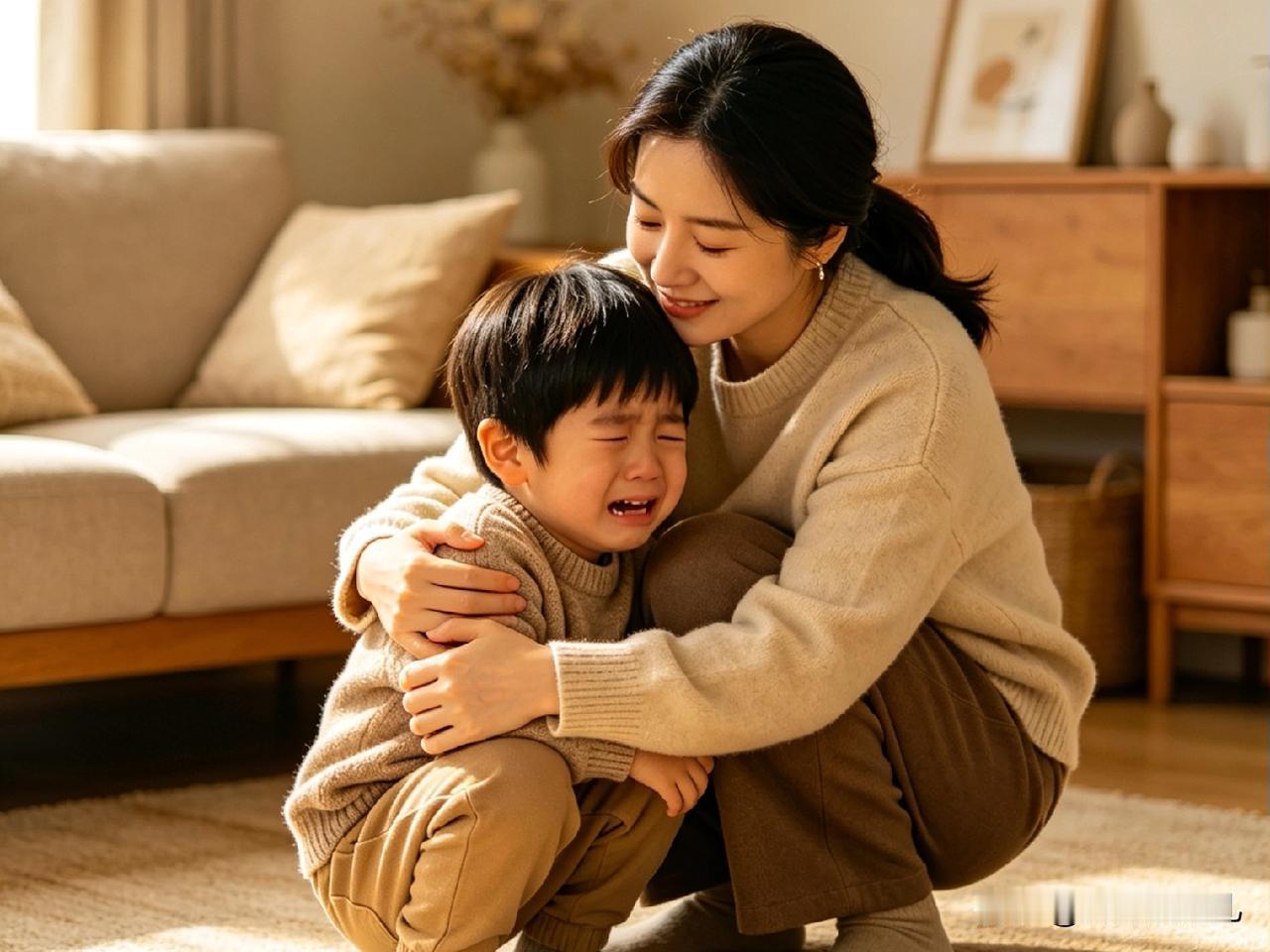 带儿子出门买文具，回程的路上，他突然就闹起了脾气。
 
起因只是我顺手帮他拎了一