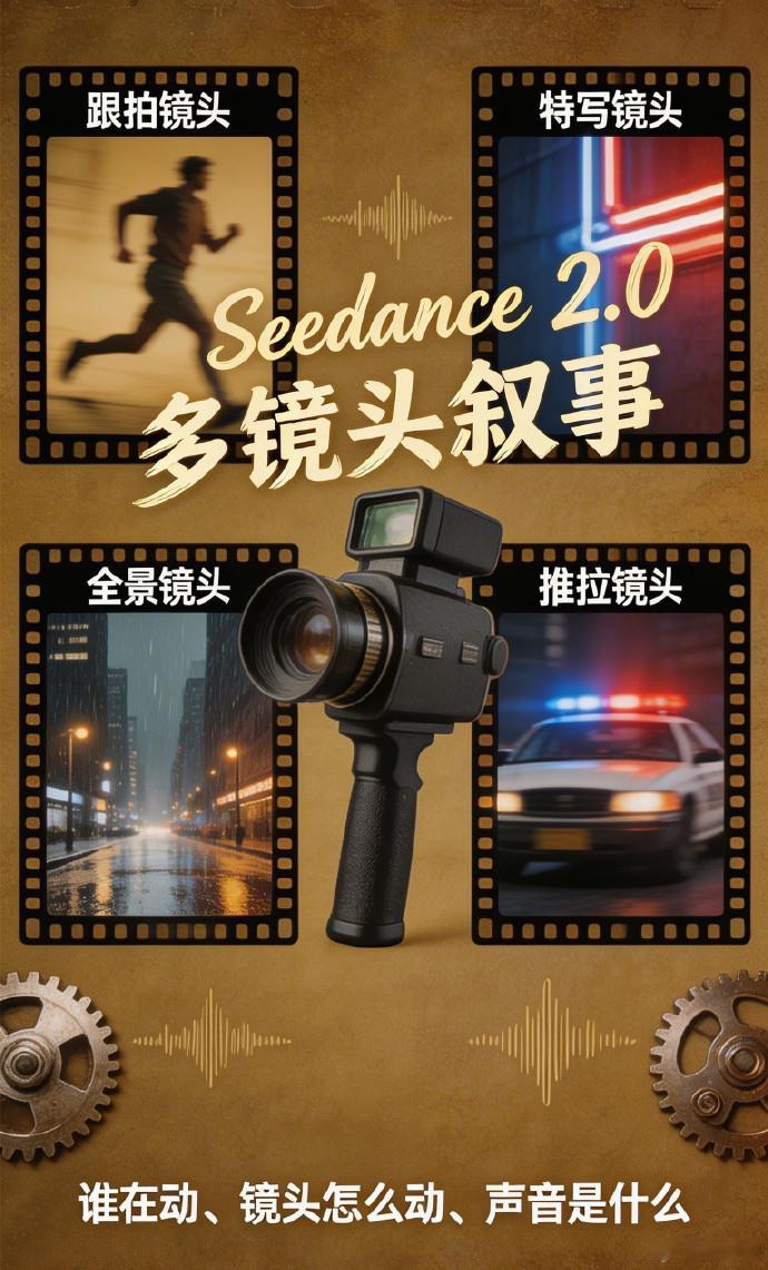 Seedance必玩提示词模板  这两天大家都在玩这个，看到了很多生成的视频，质