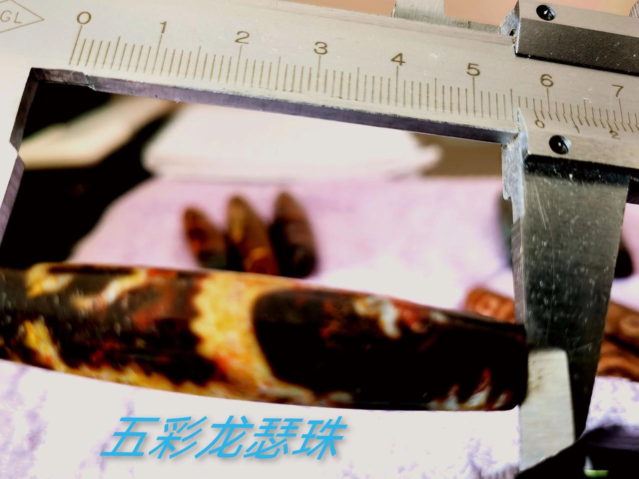 西藏古象雄制作的有机宝石瑟珠和内沁。海底生物化石经陨石冲击形成有机宝石制作的古瑟