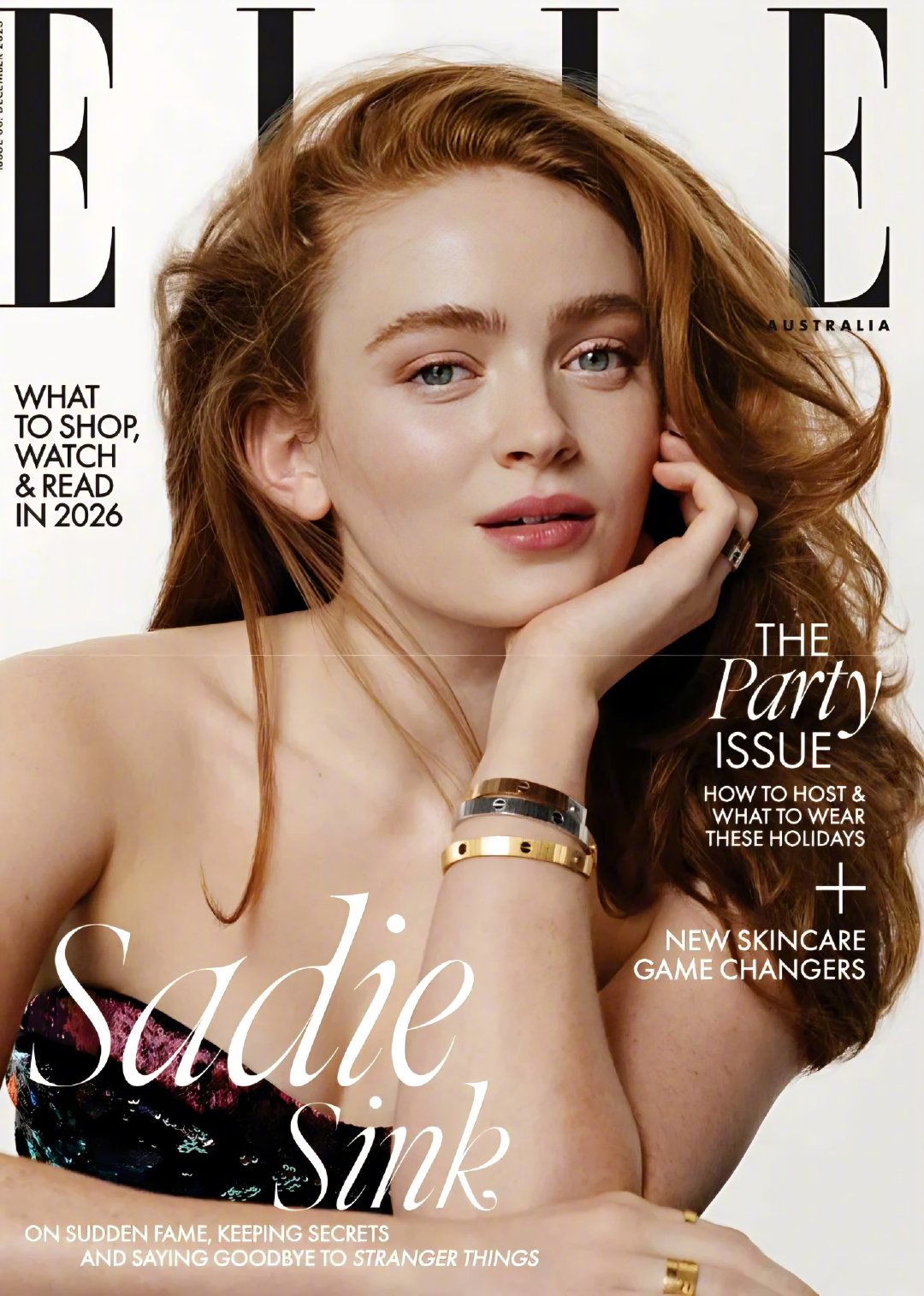 萨迪·辛克，《Elle》澳版新刊写真：她在该刊采访中透露Max在的剧情走向：“虽