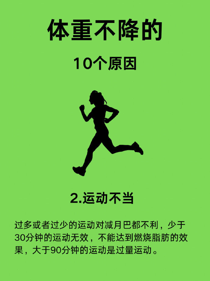 体重不变可能是这些原因,看看你中了没,健康的状态真的很棒,今天总结了体重不降的1