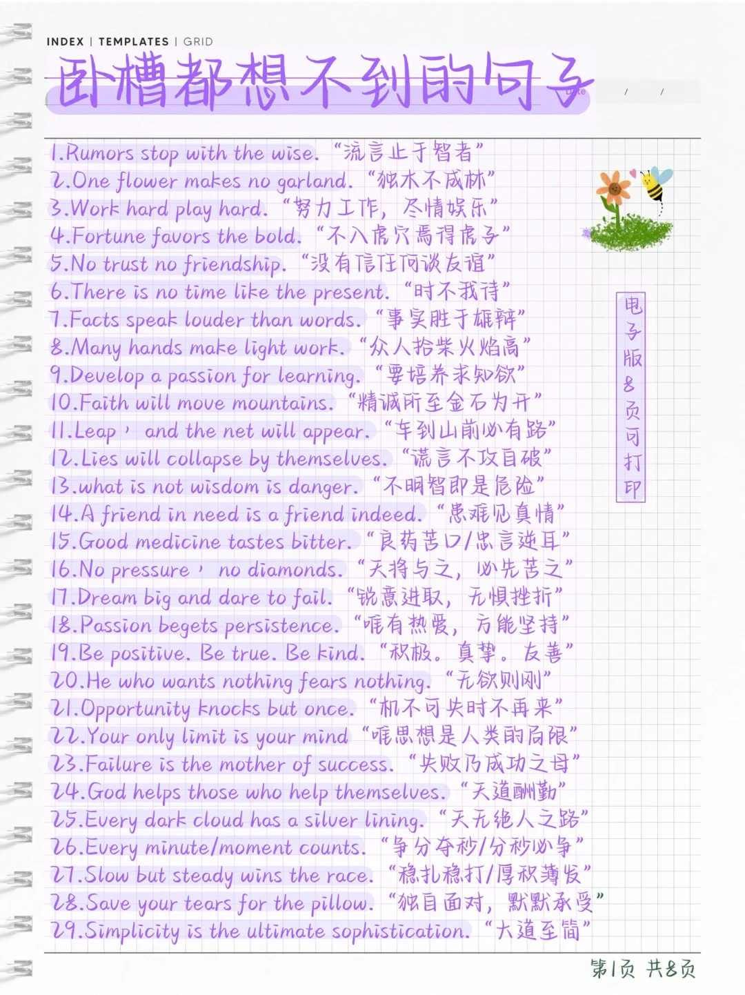 英语高分作文必备万能句❗️❗️直接套用太爽了