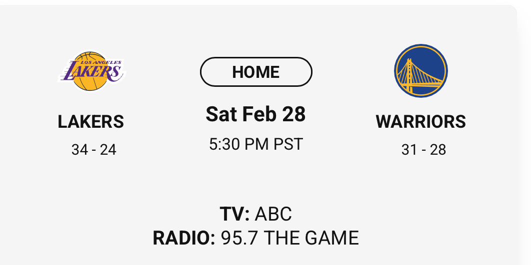 明日上午九点半，勇士主场战湖人，双方伤情报告勇士：追梦和波尔津吉斯今日都参加了训