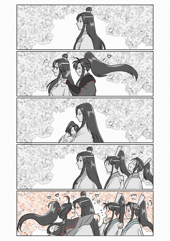 蓝湛终于找到了他的人生色彩！X：HakutoK魔道祖师忘羡