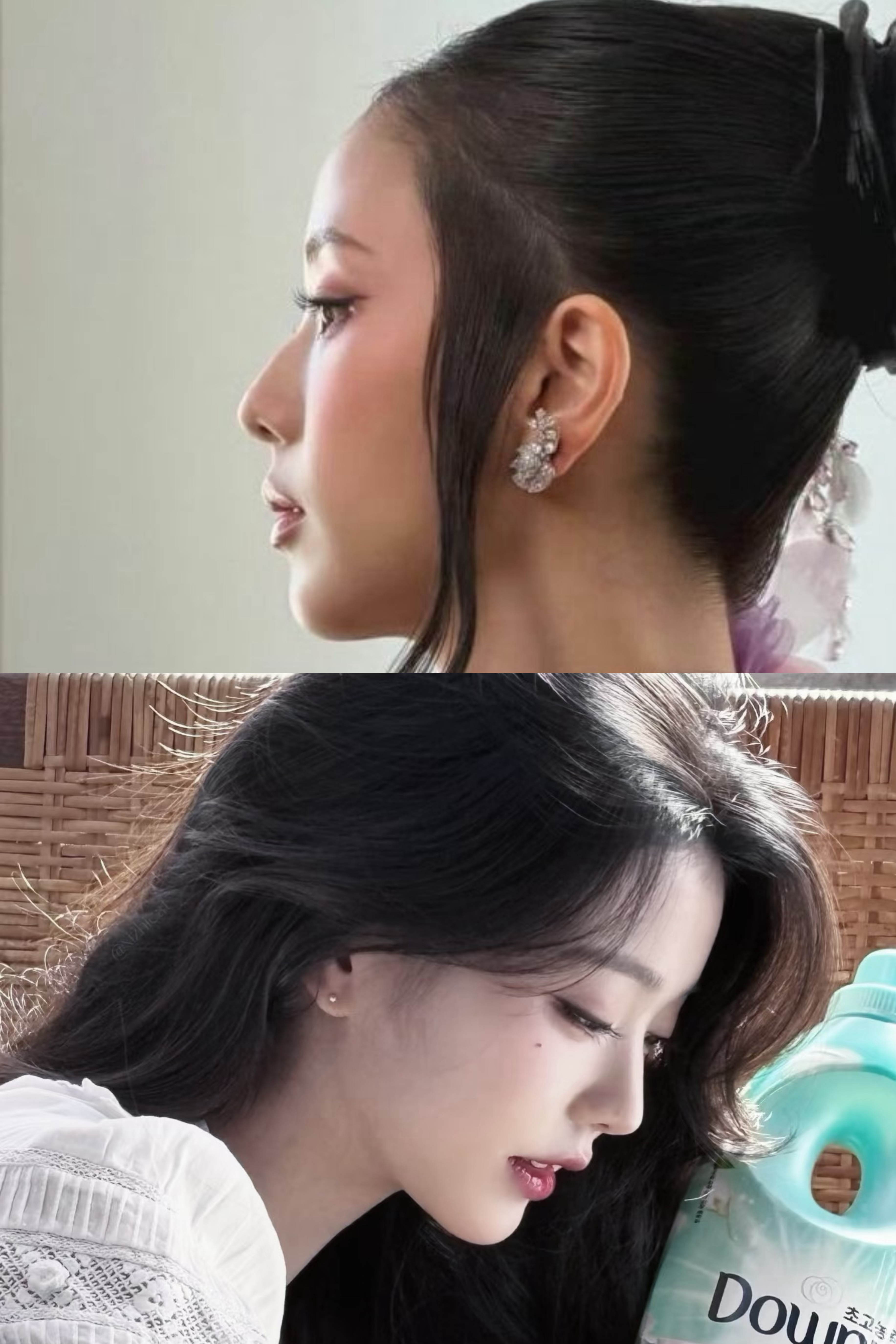 张元英和金智秀两位 KPOP 世首美侧脸🆚 