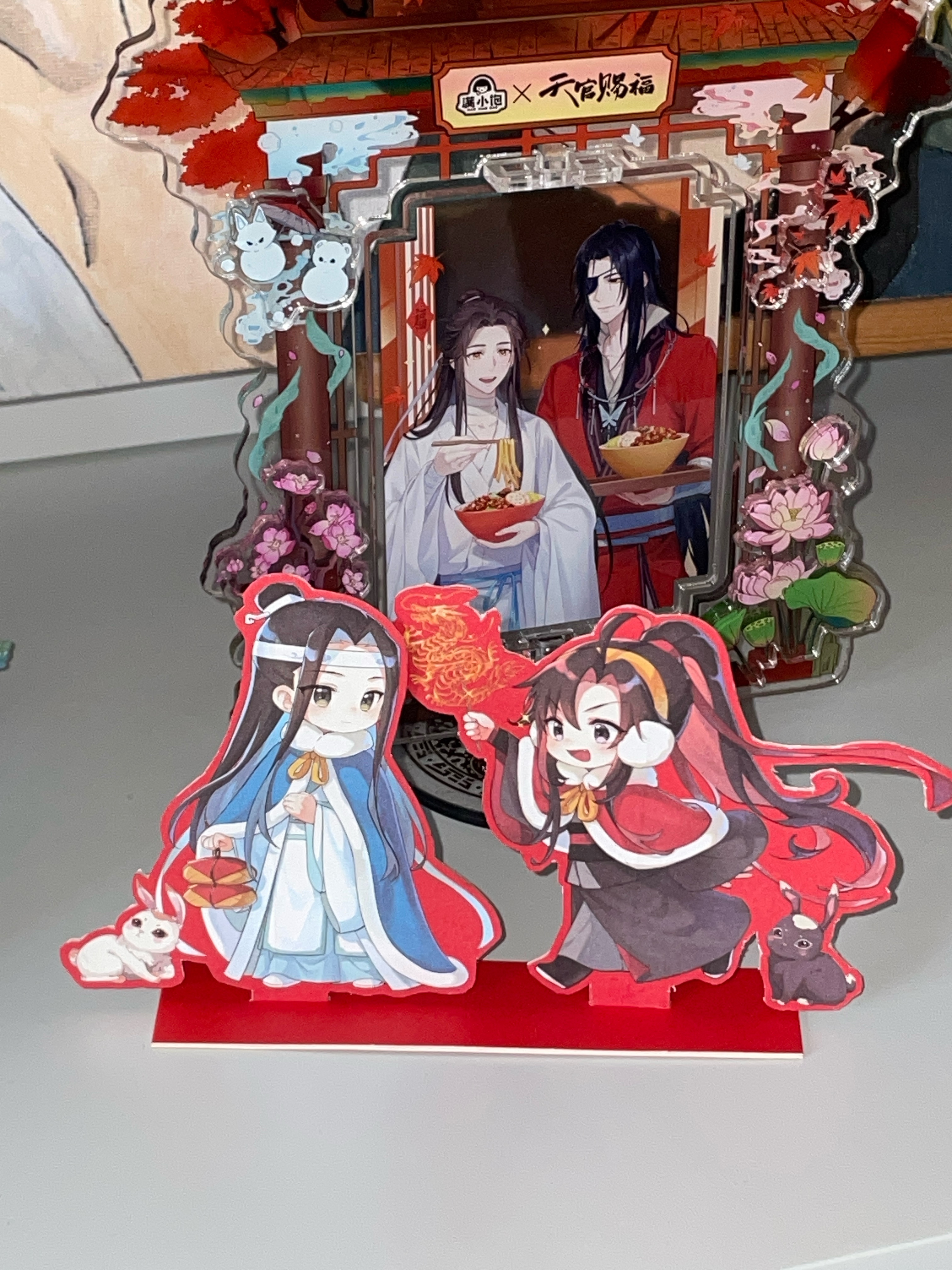 改造了一下联名周边，自制忘羡立牌✌魔道祖师