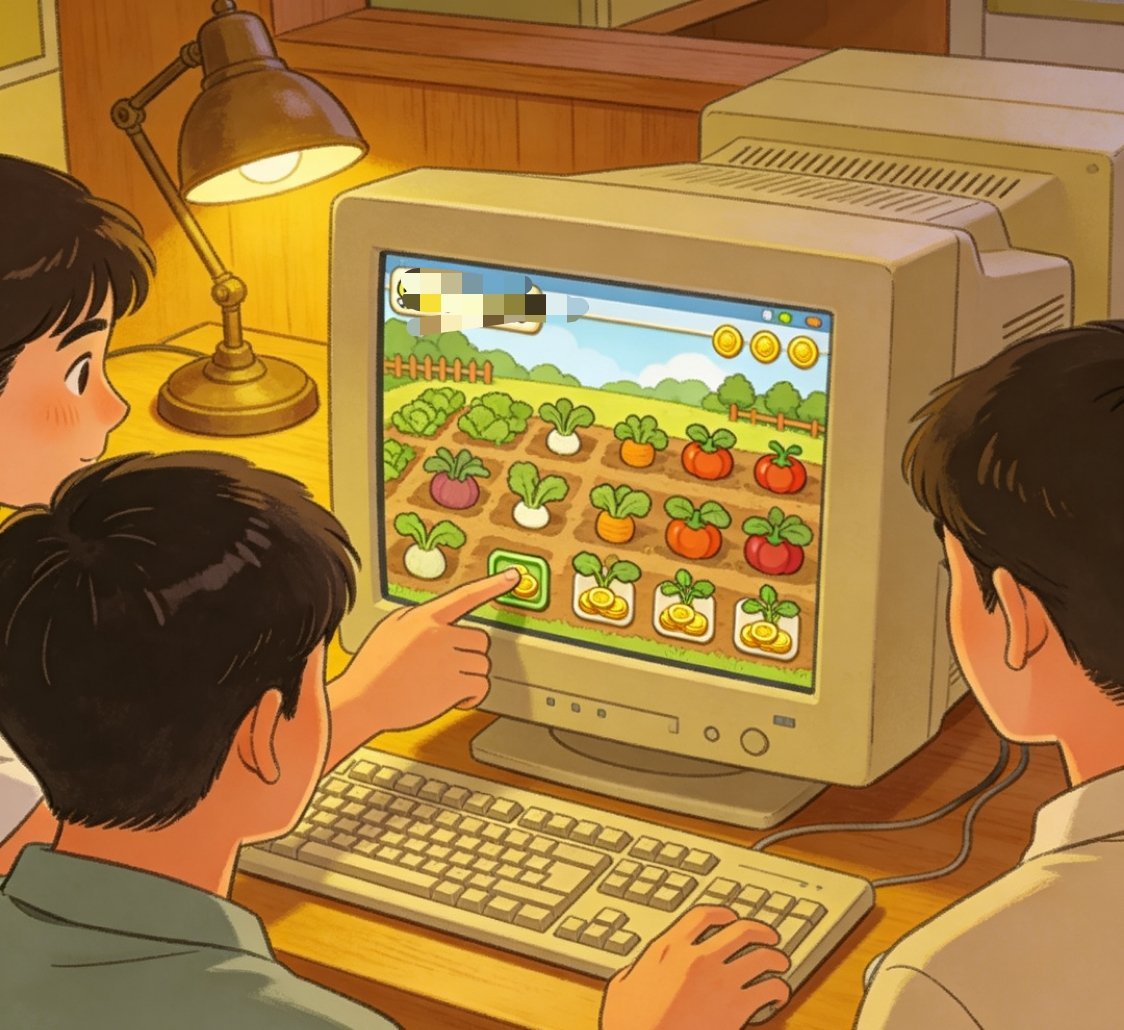  当年一起偷菜的快乐多简单啊！谁半夜定闹钟收菜，谁帮你浇水除草，现在想起来都暖乎