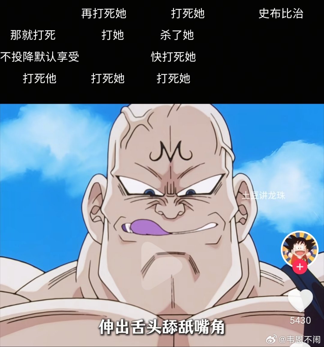 真是不懂现在的网络了。刷到一个讲龙珠的视频，比迪丽与斯波比奇擂台比武这段，面对比