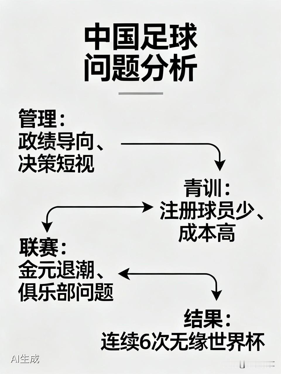 中国足球差在哪？问题众多。从结果看，国足连续6次无缘世界杯正赛，2025年亚洲区