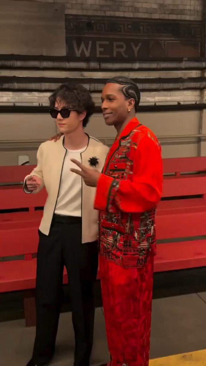 王一博asaprocky秀场合照  王一博asaprocky秀场合照 