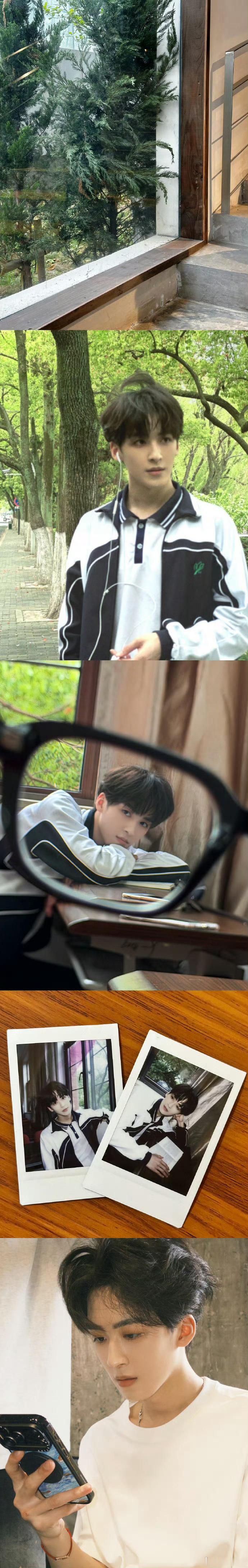 何洛洛晒校服拍立得何洛洛晒粉丝应援大合照校服拍立得来了 还有和粉丝的大合照 