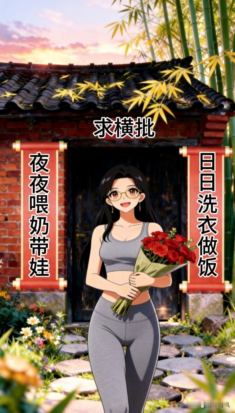 缺一个惊艳横批，高手请
上联:日日洗衣做饭
下联:夜夜喂奶带娃
横批:——？
友