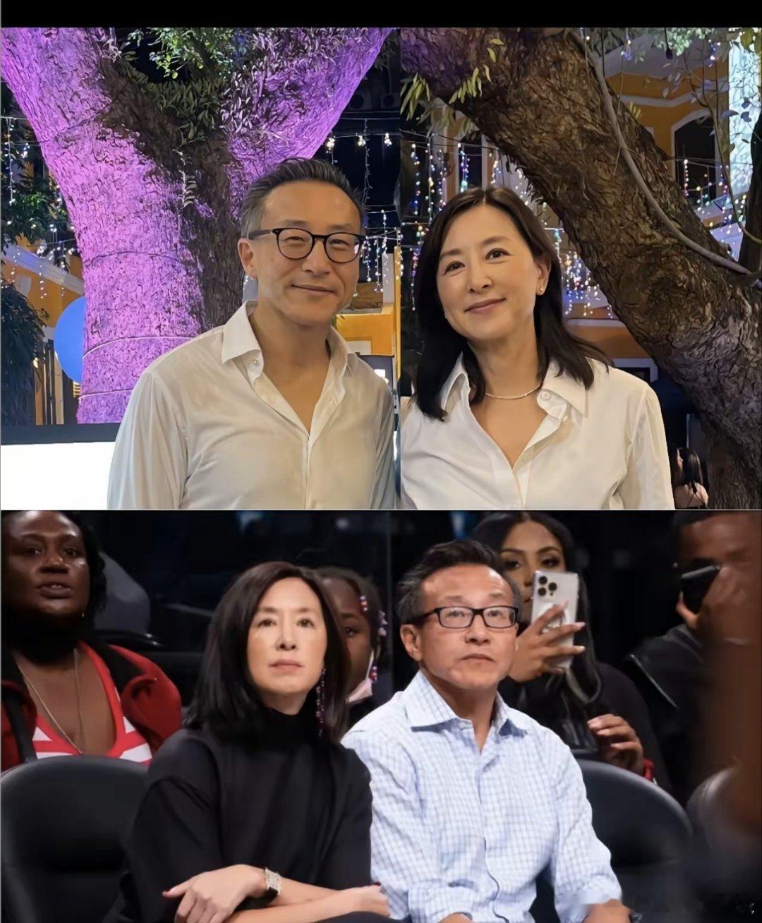 承认吧，有钱人的想法你是看不透的不信你看62岁的蔡崇信和60岁的吴明华虽然两个人