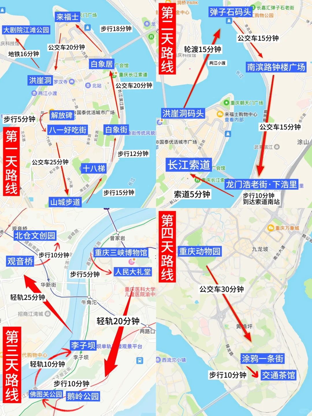 本人做的重庆旅游攻略已经next level了✌️