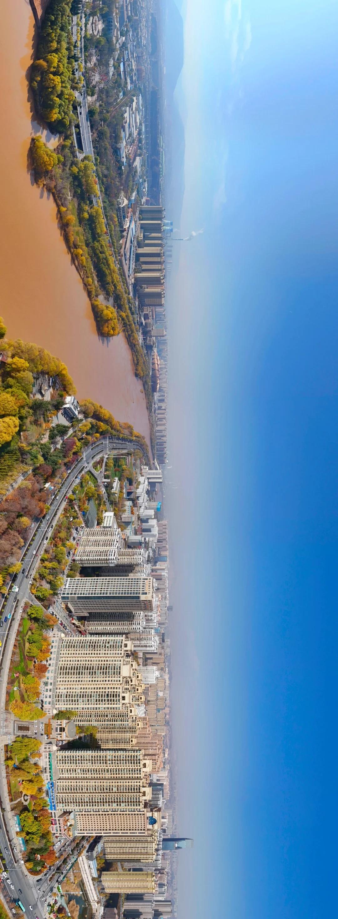 全景视角看兰州安宁，你能找到你家不
全景相机 全景照片 航拍 城市达人计划 航拍