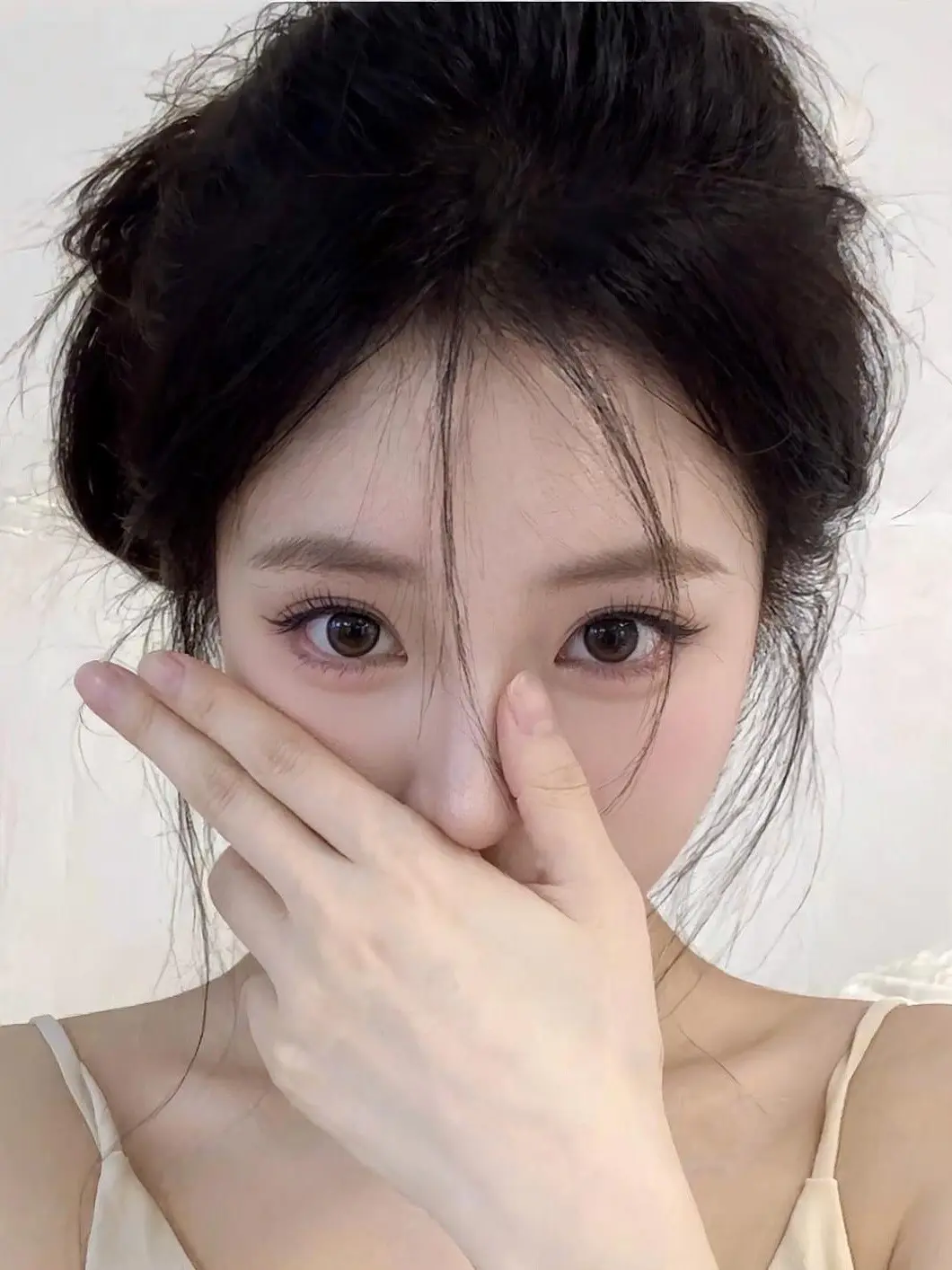挑战一百张网感照之清冷感挡脸自拍🤳🏻