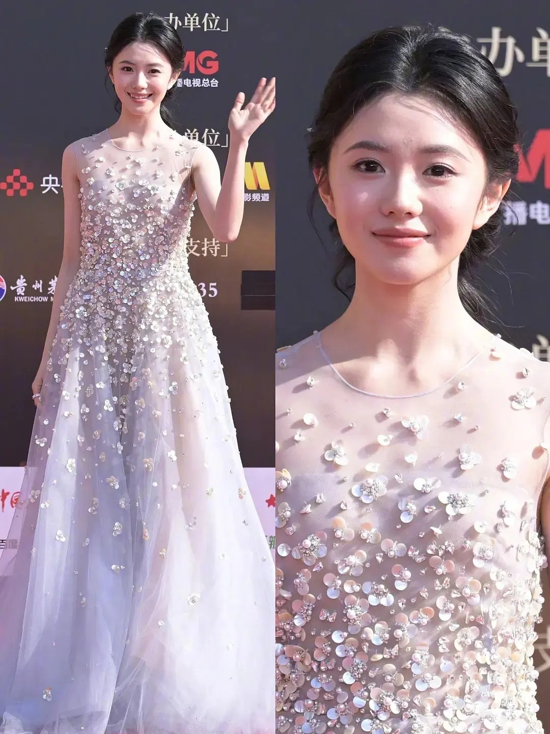 刘浩存真的很抗打啊，这个脸完全仙女来的 