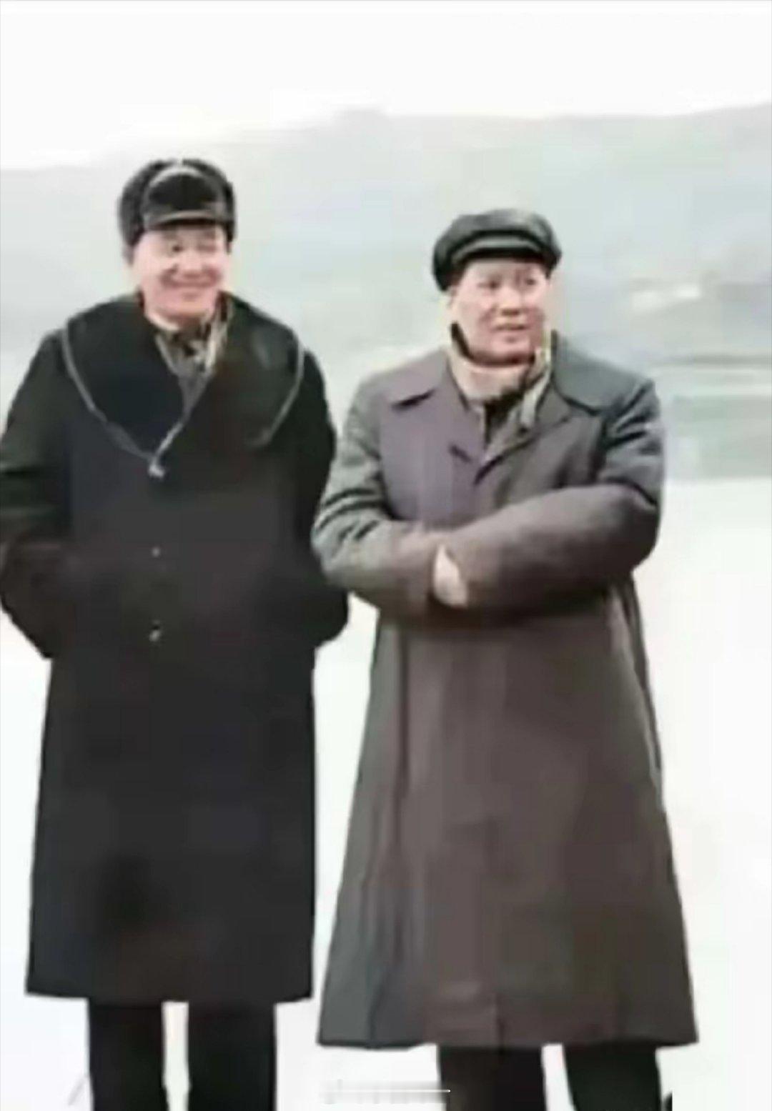 这是一张老照片，毛主席身后那位身材高大的是谁？能认识他的人，历史知识一定不会太差