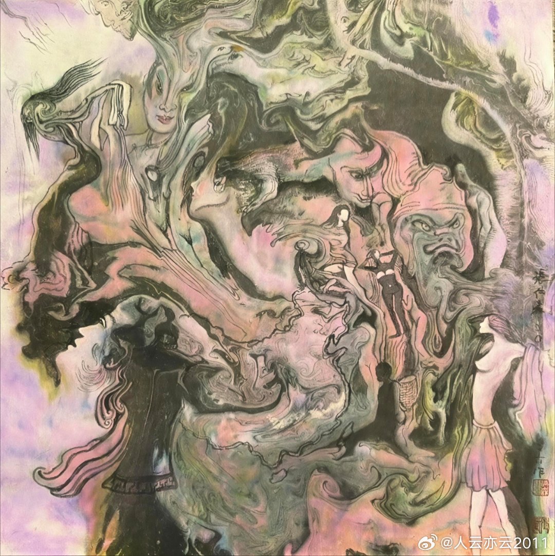 【好友新作】1画家白玉生，2画家张仕森，3书画家崔学坤（中国葡萄王），4画家陈胜