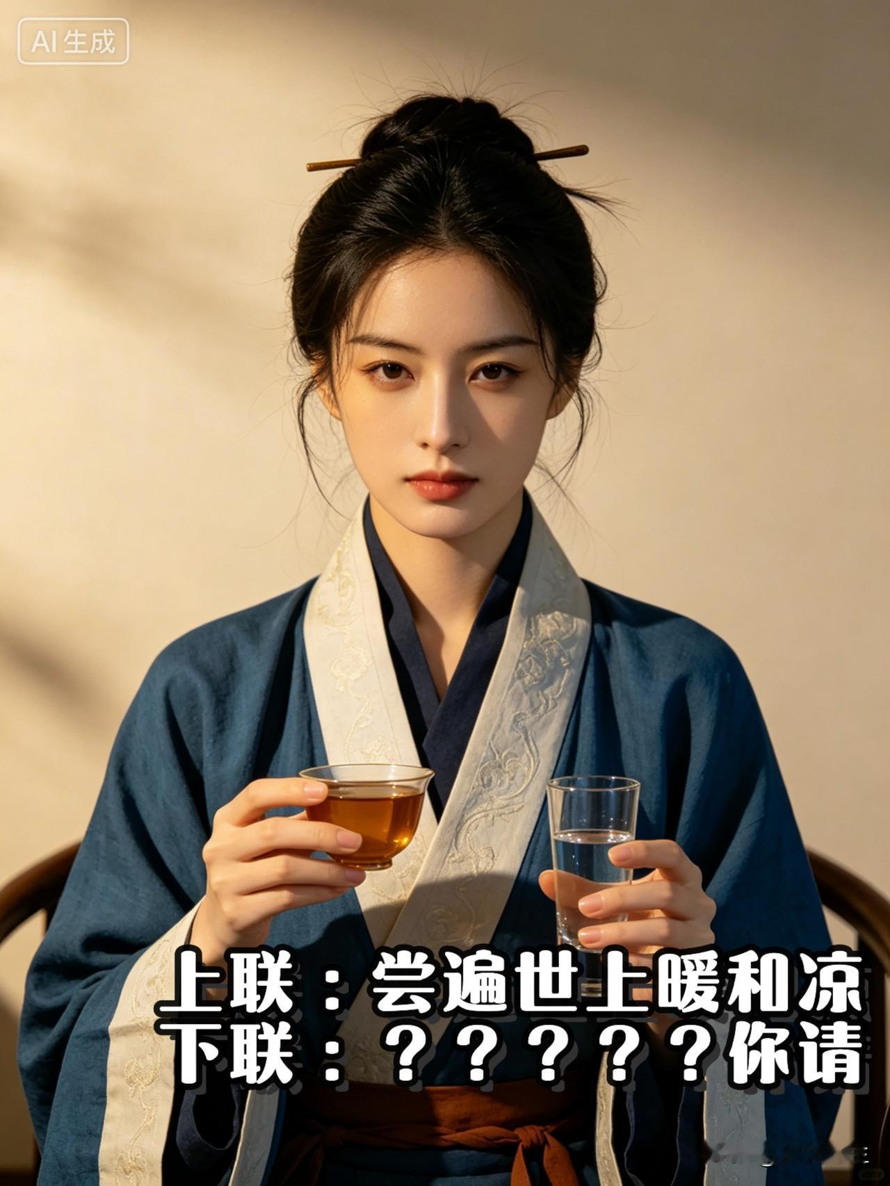 各位喜欢对对子的老朋友，中午好呀！
闲着忽然冒出个上联，当时心里美滋滋的，想着顺