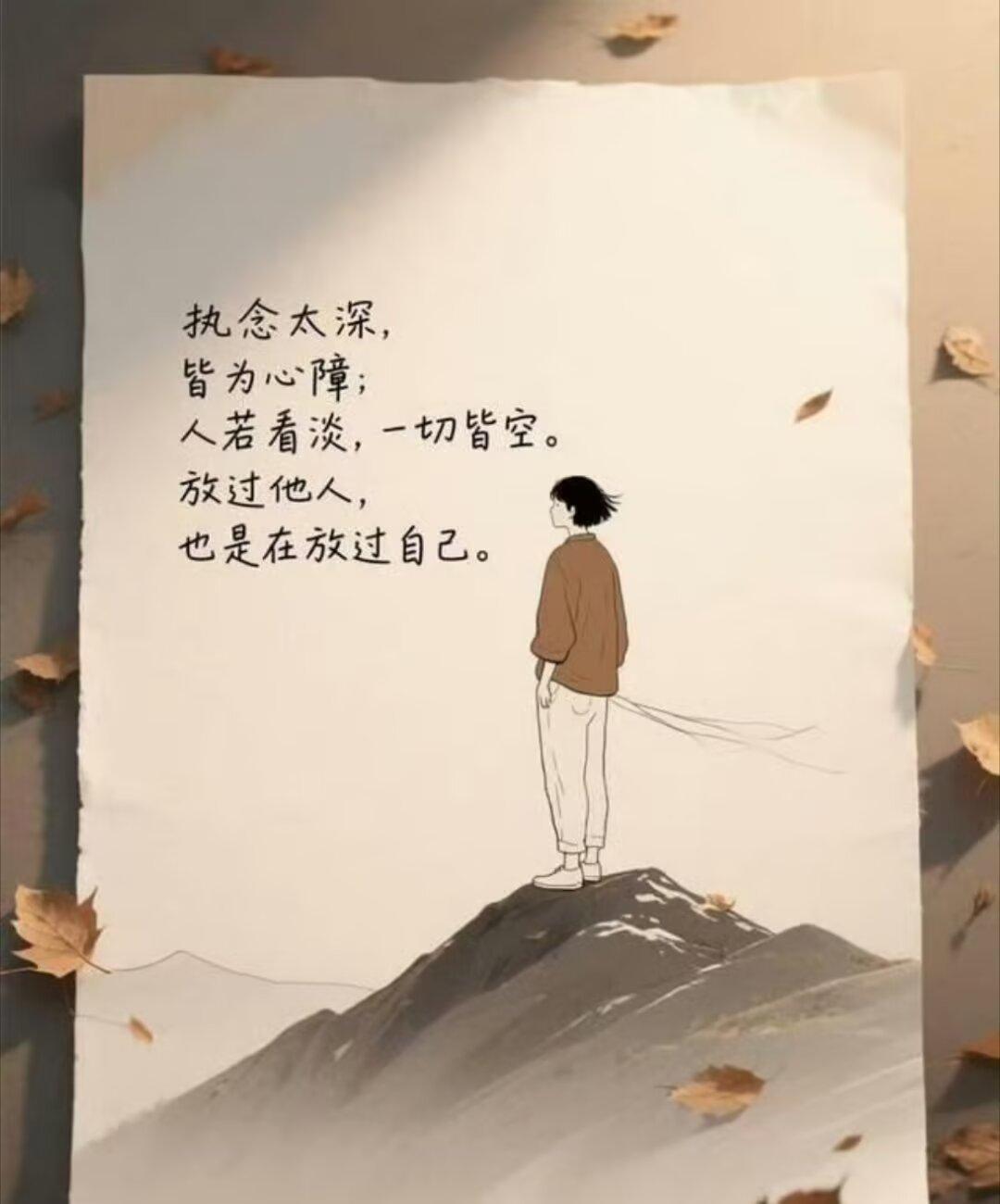 其实人活着活着你就明白了，跟任何人较劲都是在消耗自己，人间清醒的四不原则：不被拿