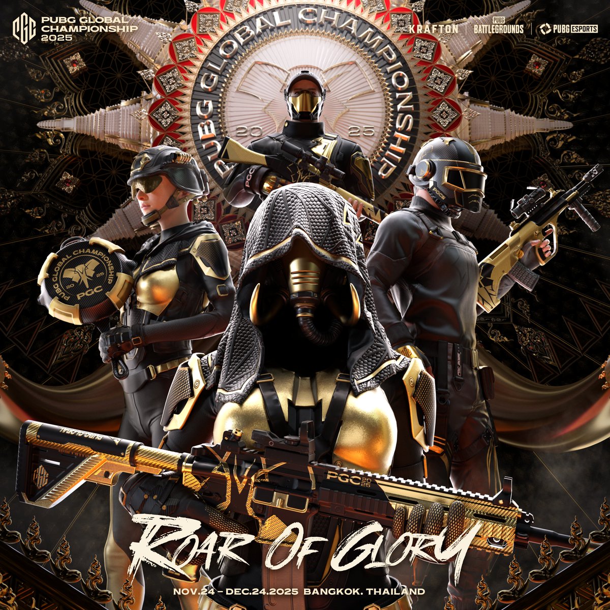 PUBG赛事官方社媒更新：PGC2025将纳入PUBGUNITED全球赛事