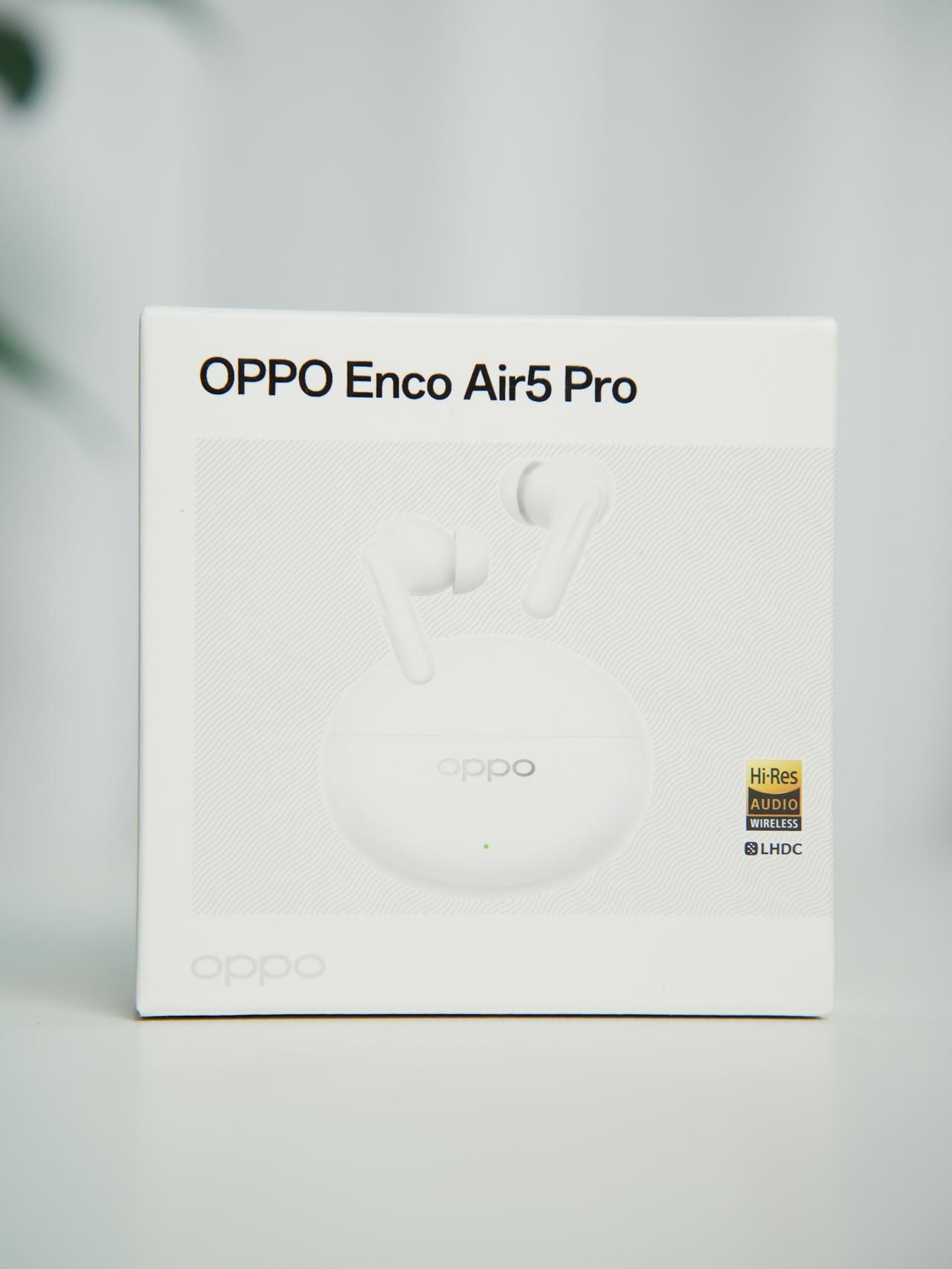 最近一直在用这款 OPPO Enco Air5 Pro 耳机，月珀白配色时尚百搭