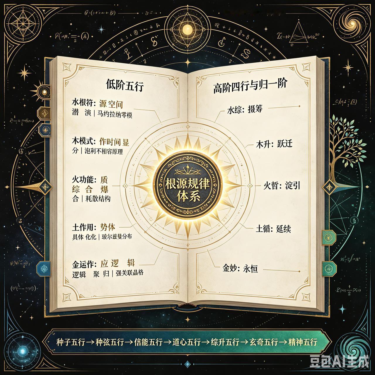 用五行九阶规律体系来培养。 五行九阶规律体系的内涵
五行九阶规律体系，“五行”代