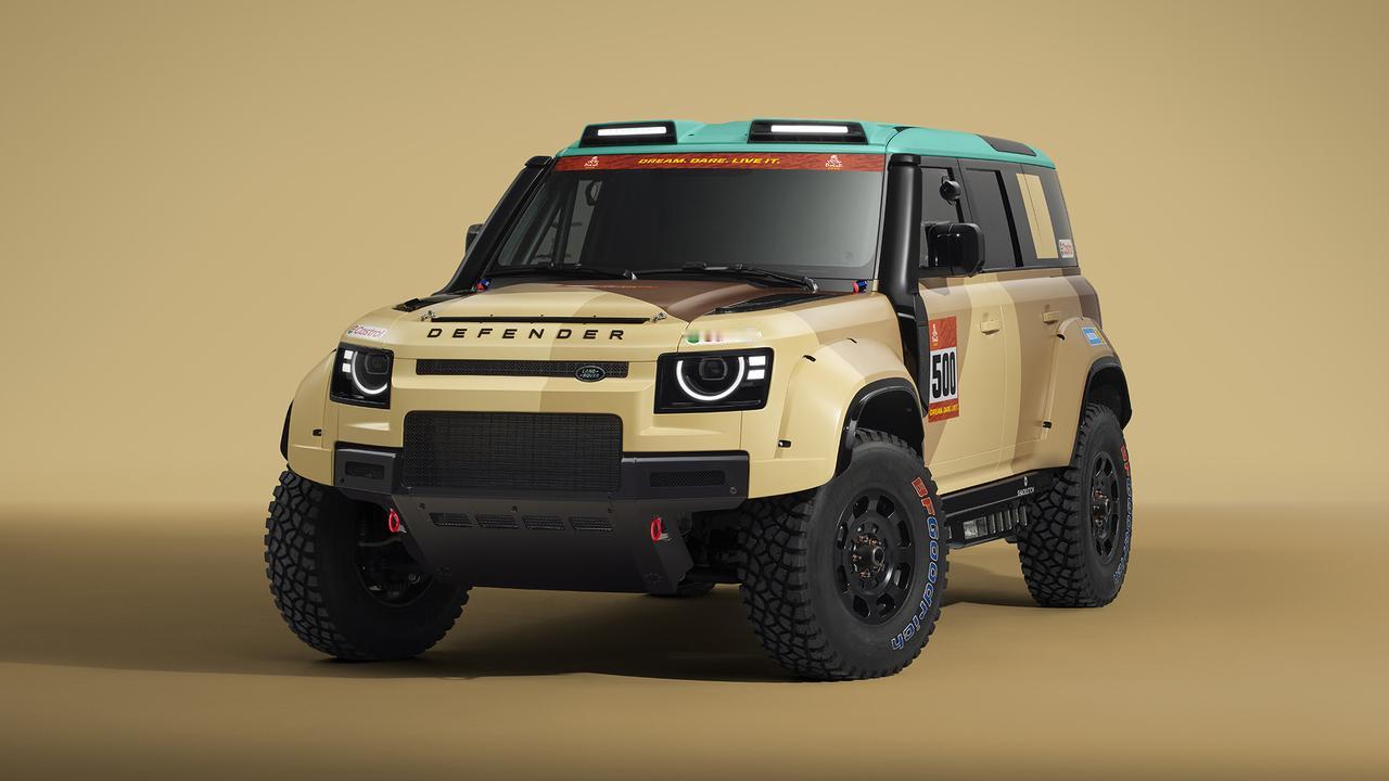 路虎卫士车队发布了全新Defender Dakar D7X-R赛车～
该车将是车