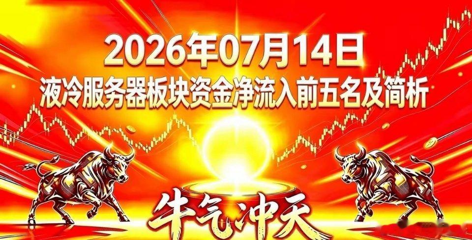 2026年07月14日 液冷服务器板块资金净流入前五名及简析股票名称：中际旭创 