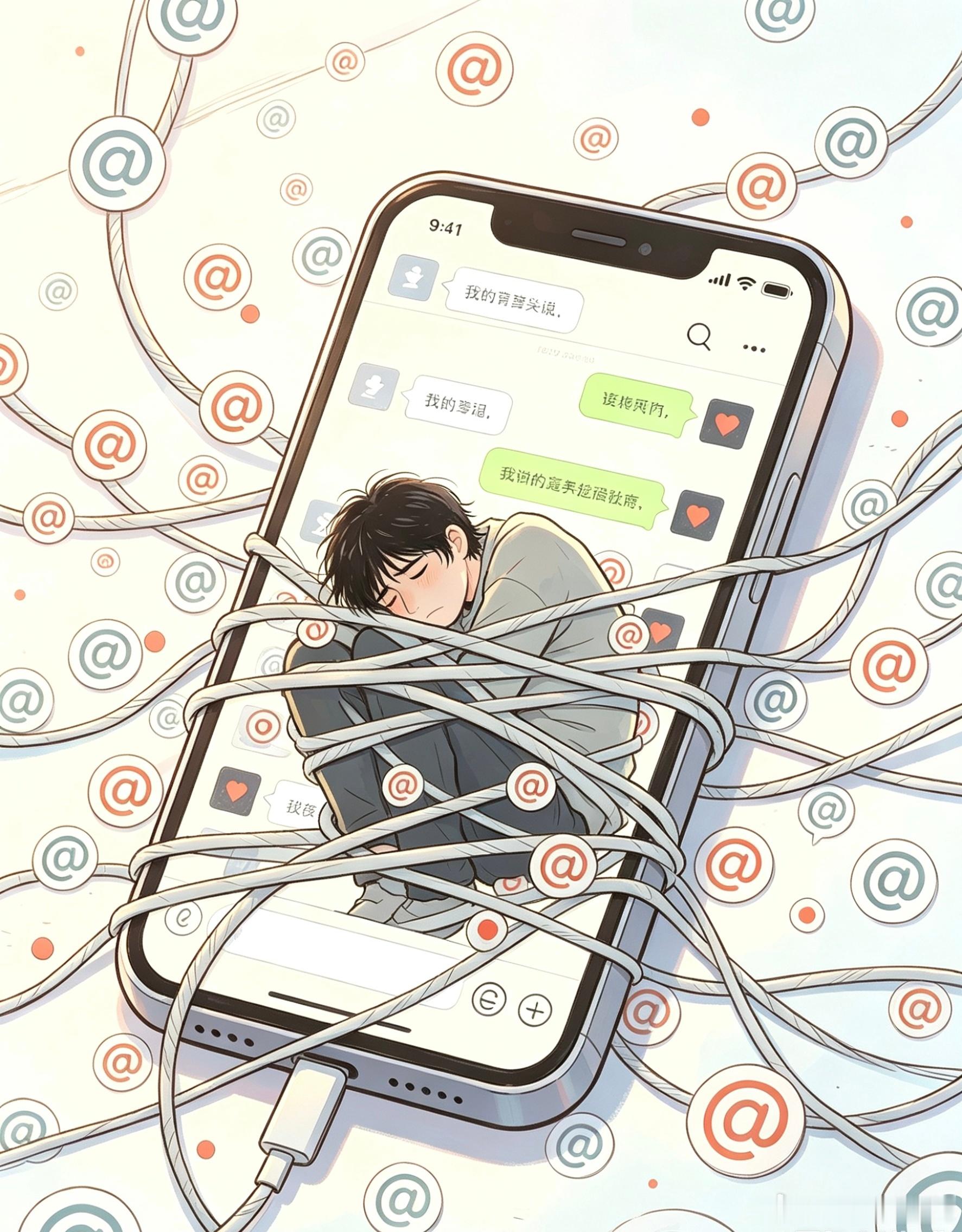 微信几乎把每个人捆绑在线上还好微信不存在已读提示，不然成年人社交缓冲怕是要消失。