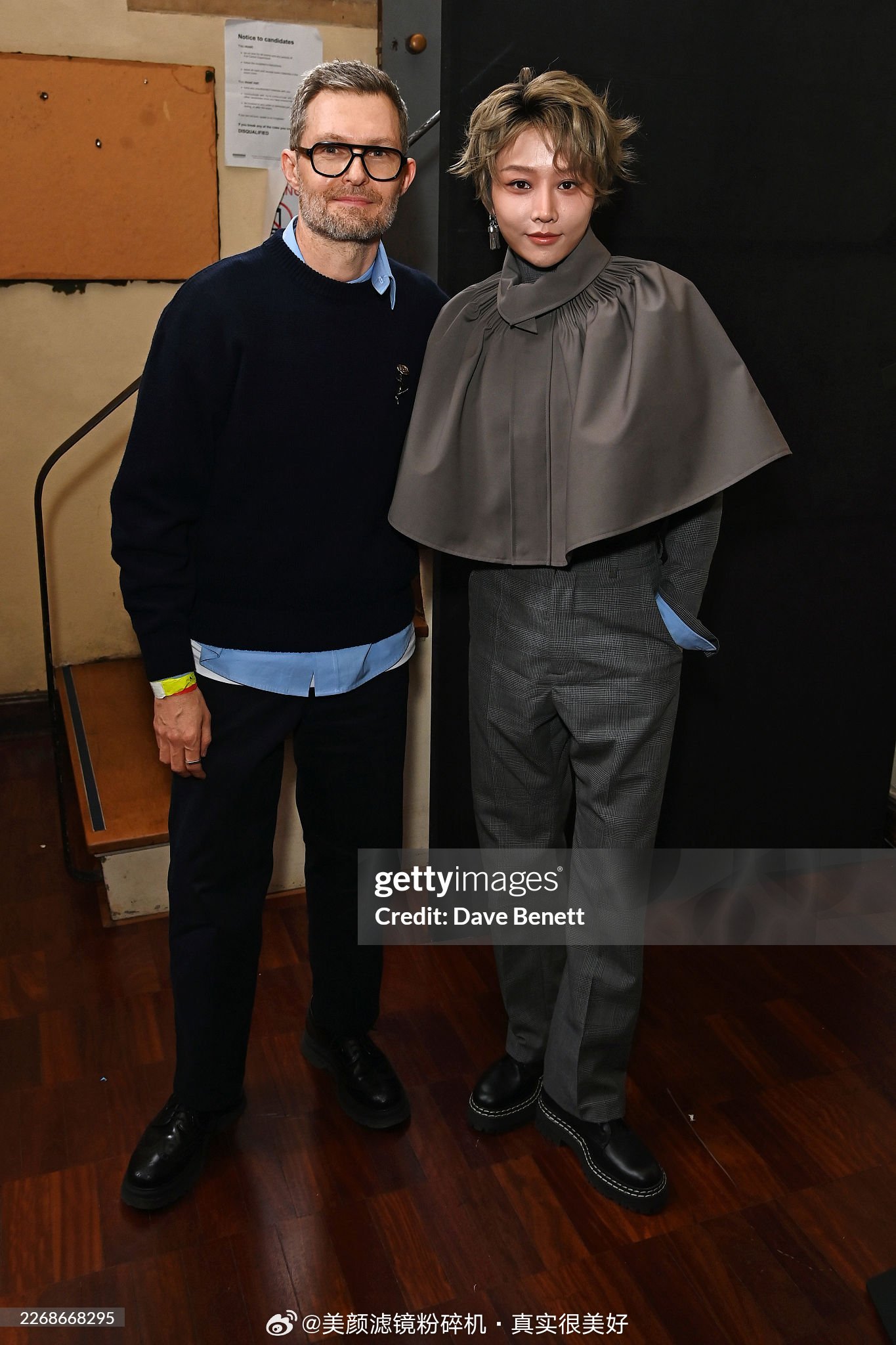 刘雨昕伦敦看秀新闻图 