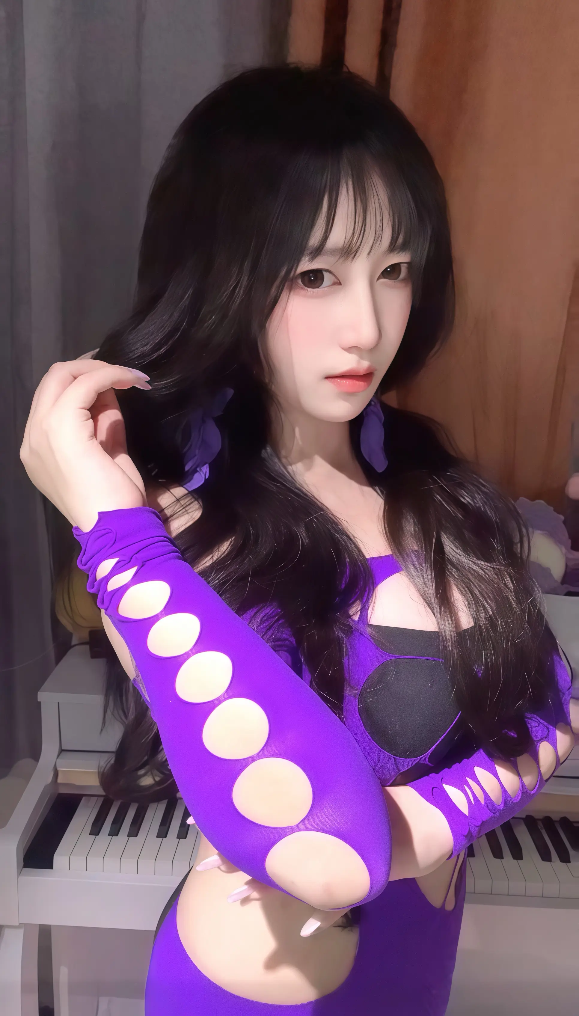 身材到位衣服都是点缀。