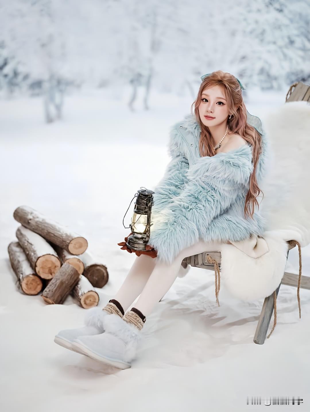 雪中灯影暖，静坐思悠然，这画面想想就超有氛围感。
曾经在一个下雪夜，我在古镇里闲