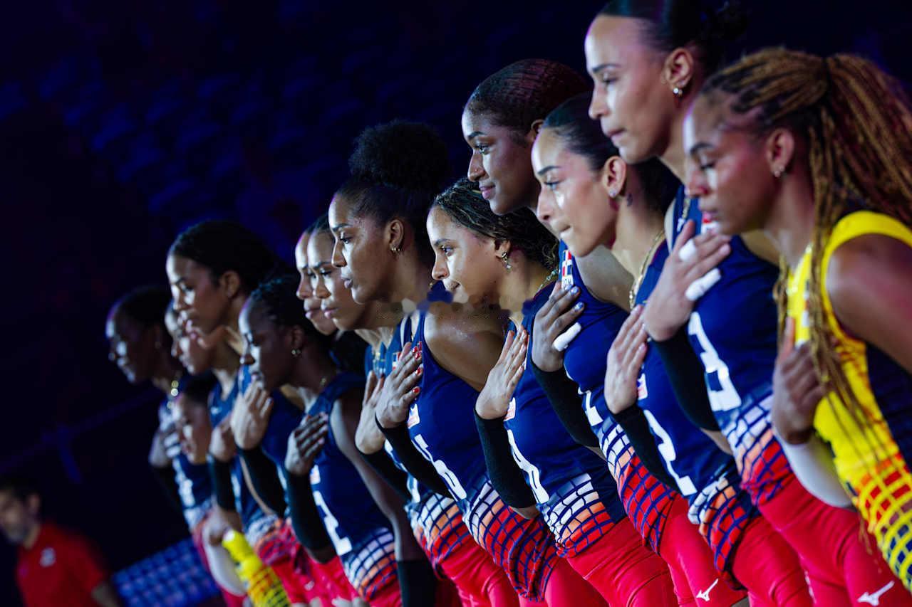 2025年女排世锦赛F组第二轮多米尼加女排vs墨西哥女排第二局：25-17大比分
