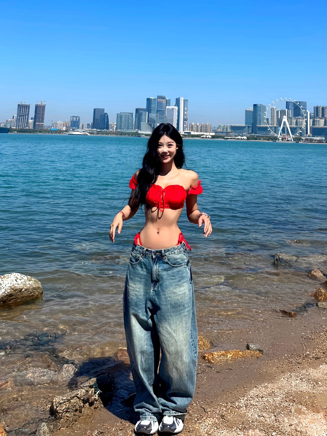 闺蜜说我看起来好明媚 已经在过夏天了！