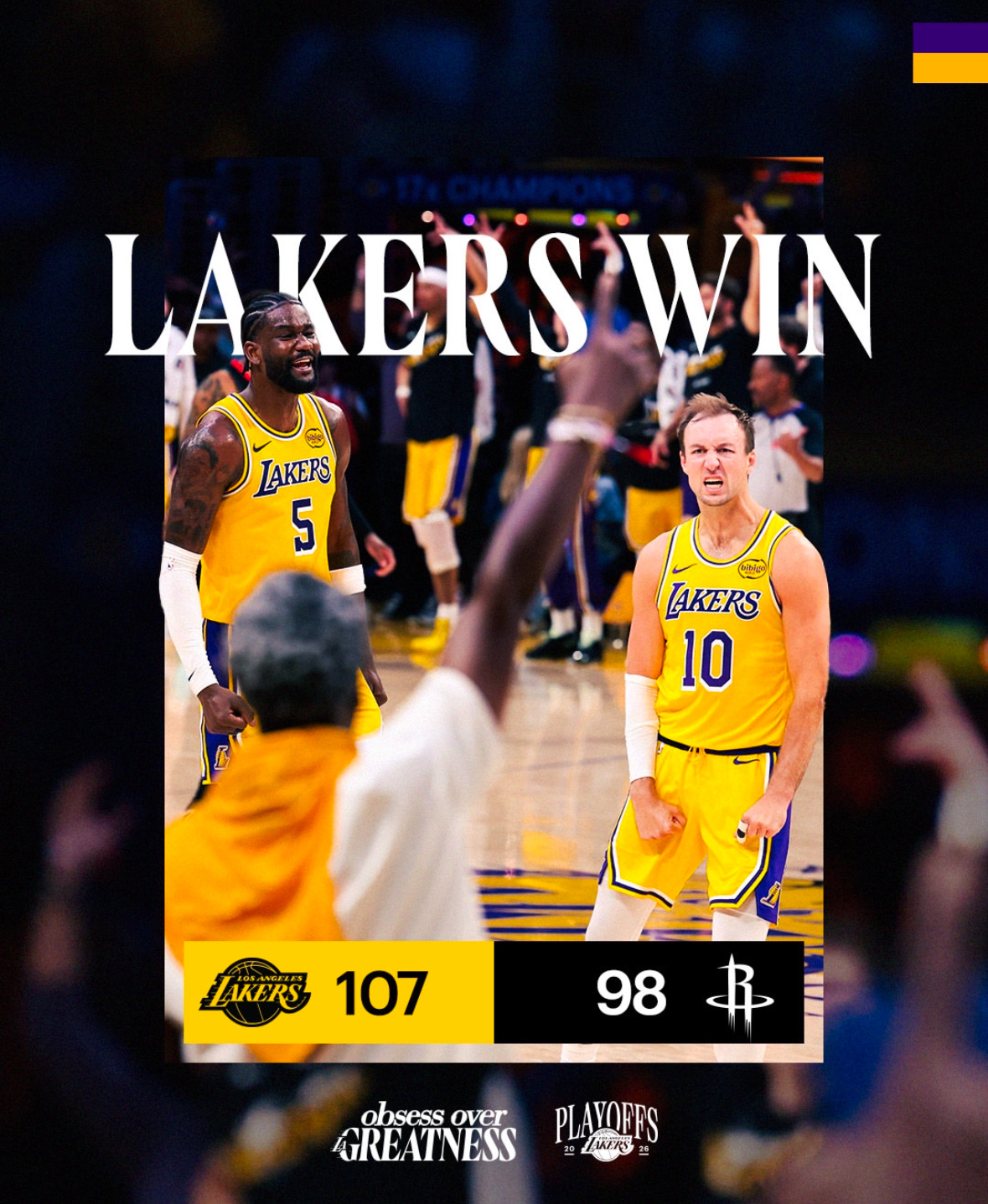 湖人季后赛1:0领先避免系列赛被横扫的尴尬Luke or Luka 傻傻分不清楚