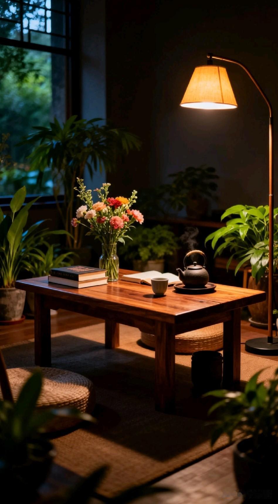 《莫道前路多荆棘：且看云起，且听风吟，且行且歌且从容；
休言此生皆负累：一瓢饮足