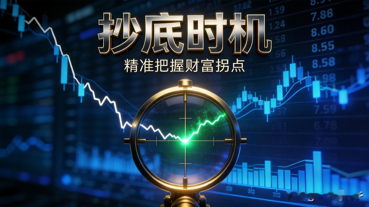 抄底抄在半山腰，是每个散户的噩梦。问题不是敢不敢买，而是什么时候买。
第一招：看