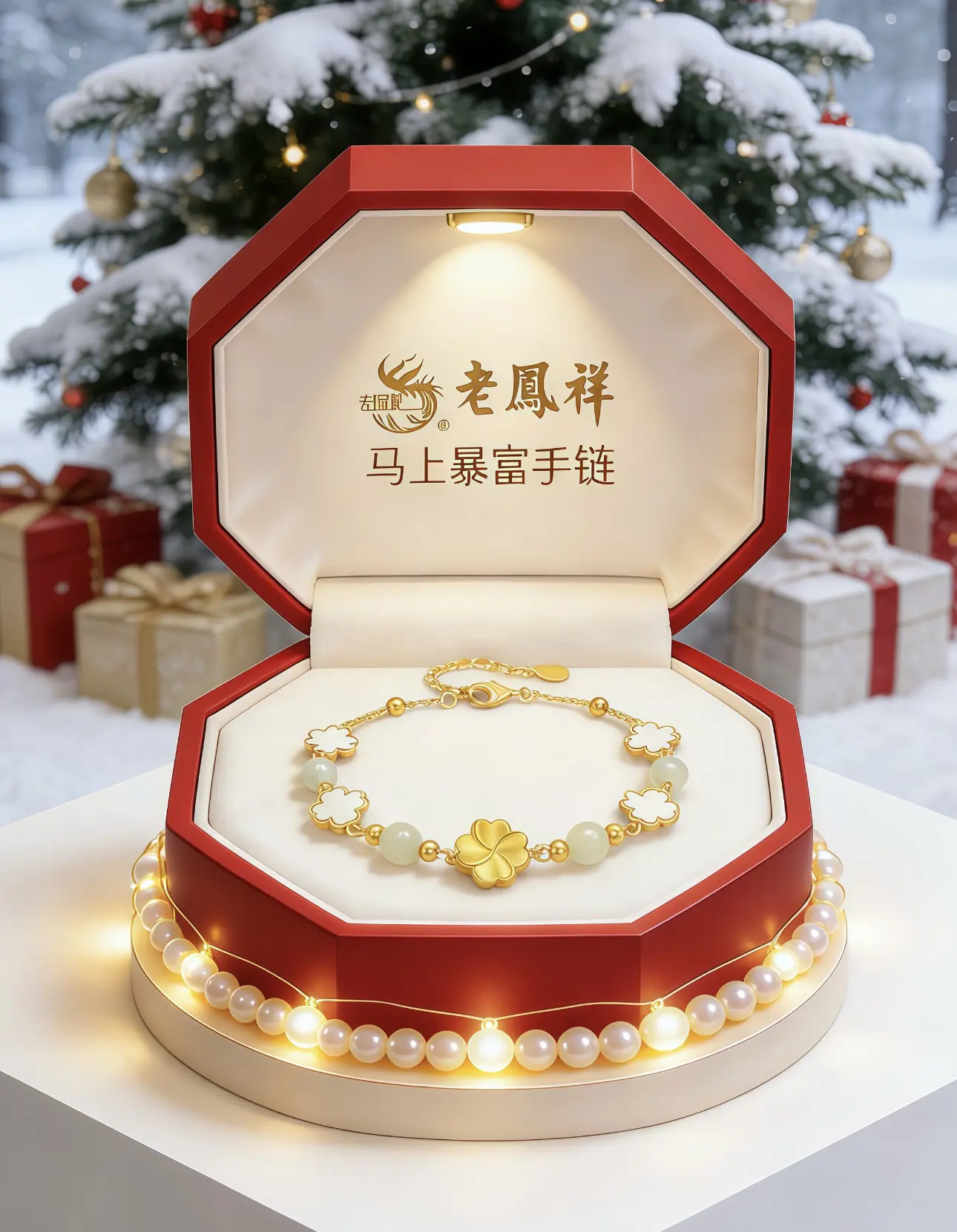 老凤祥“马上暴富”手链，马年开运就靠它