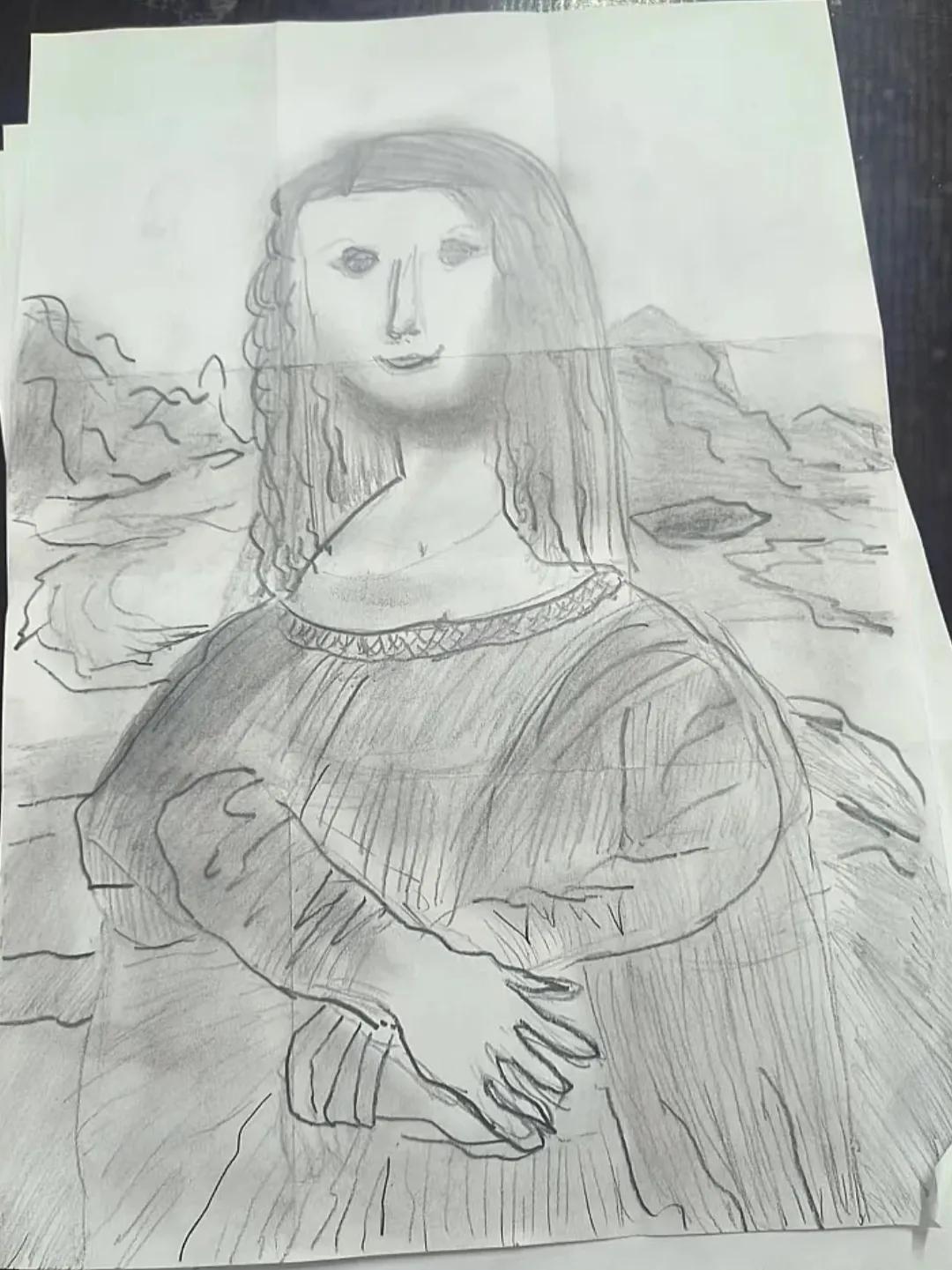 临摹了一幅名画，有人说画的太像就是临摹，画的不像就是原创，敬请各位大师给这幅画赐