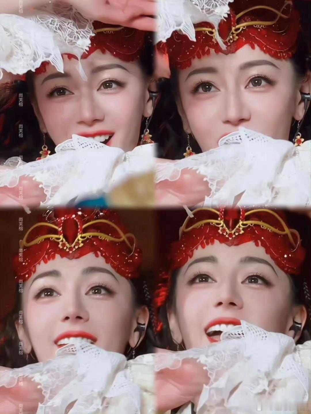 迪丽热巴，超美的新疆石榴花疯狂收图[舔屏] ​​​