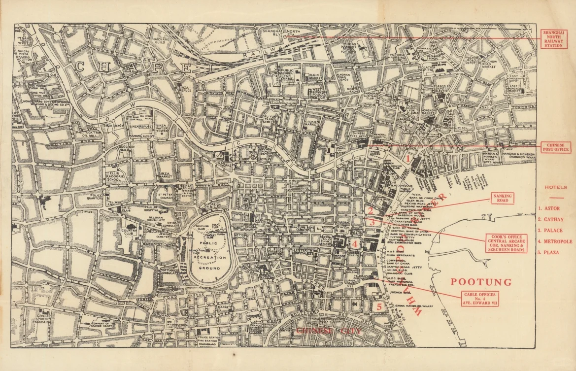 1915年上海地图