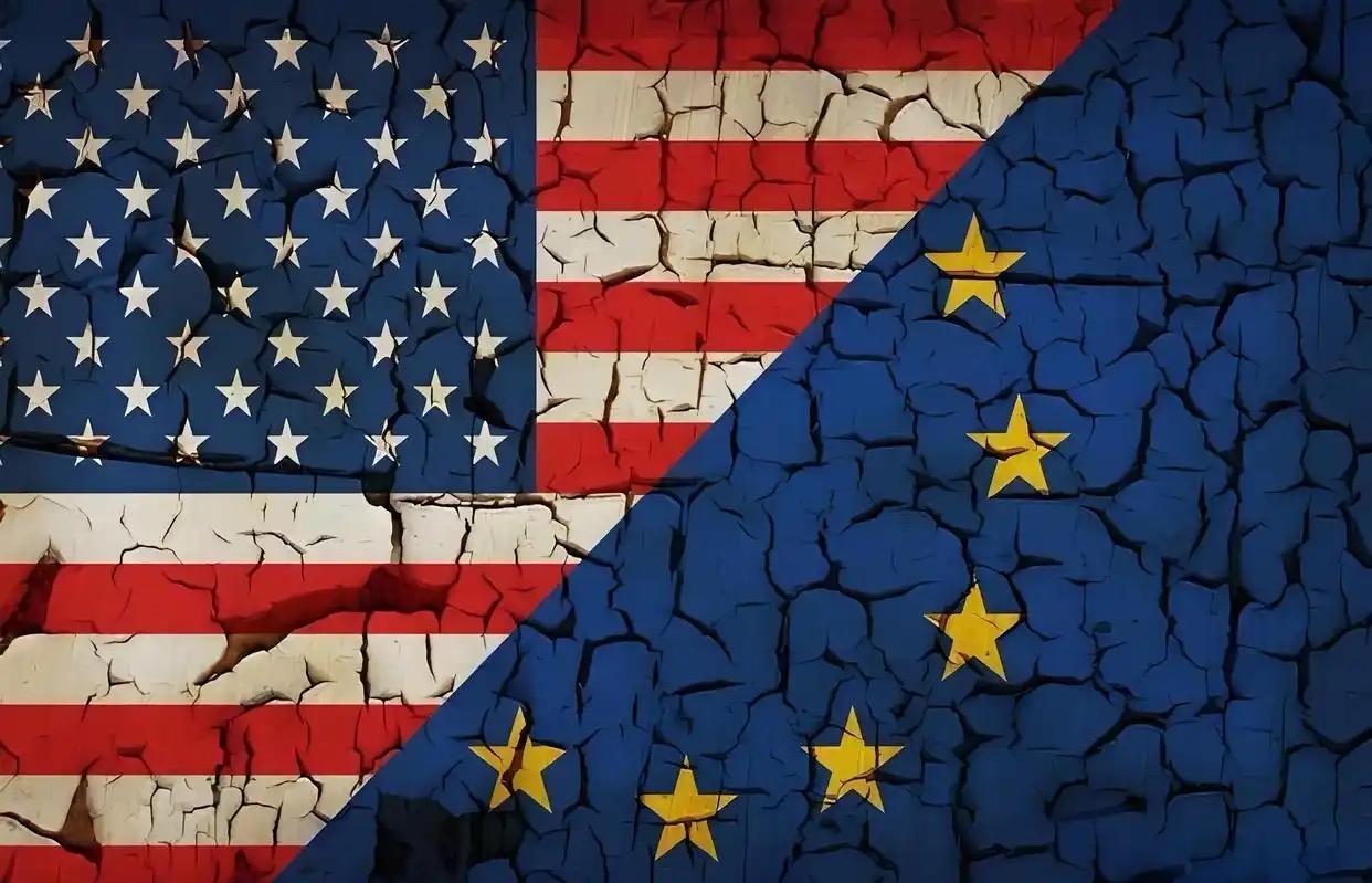 欧美因格陵兰岛的问题开始互相伤害了。据《金融时报》报道，在特朗普威胁要对欧洲各国