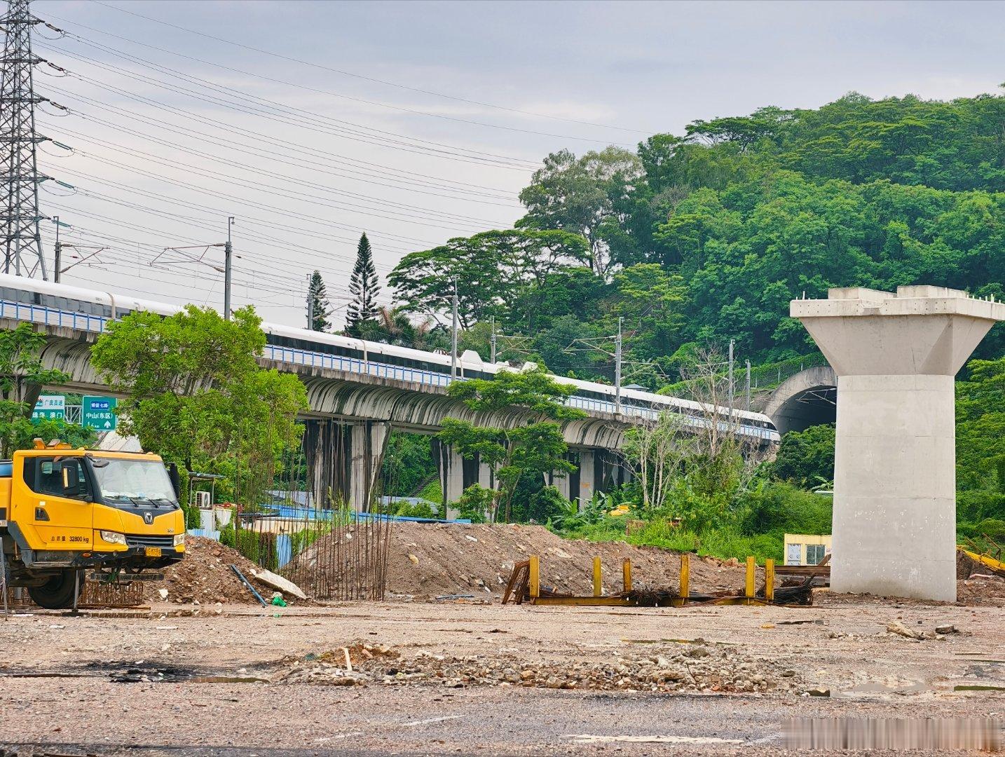 中山商业城建观察录 深江铁路中山站动走线🚄 