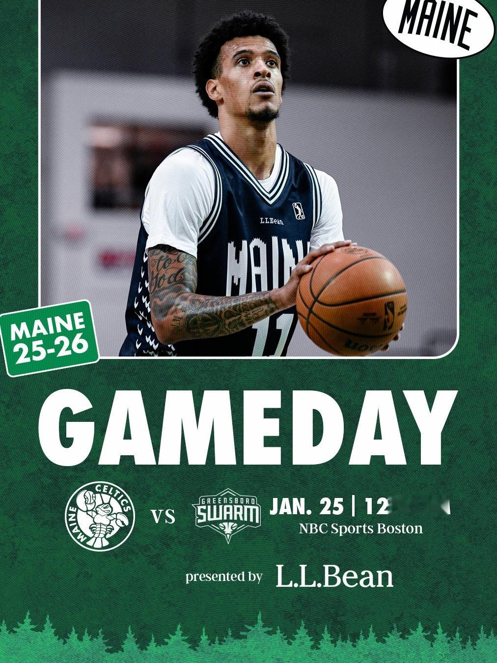 缅因州凯尔特人 GAME DAY ! LET‘S GO CELTICS ☘️ ?